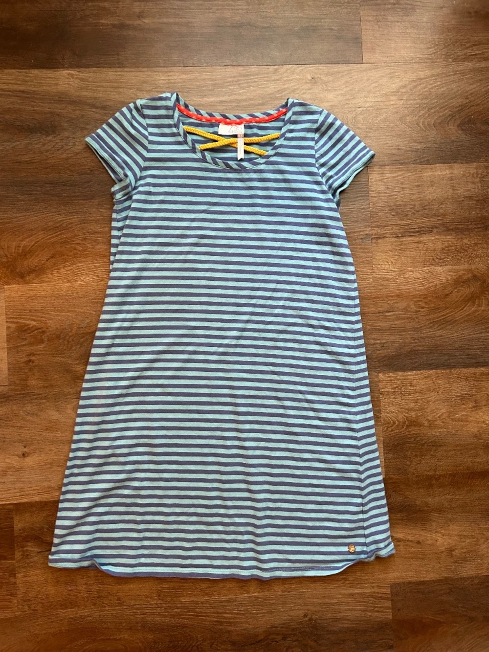 Matilda Jane 435 Blue Striped Top Girls Size 12